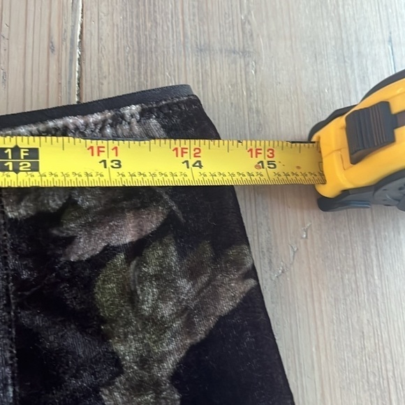 Vince Fallen Leaf Velvet Silk Modern Slip Midi Silk Skirt Size 4 - Picture 11 of 15